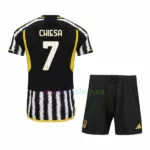 Conjunto de Camiseta Chiesa Juventus Segunda Equipación 2023-24 Niño
