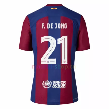 Camiseta De Jong Barça Primera Equipación 2023-24 Mujer para UCL