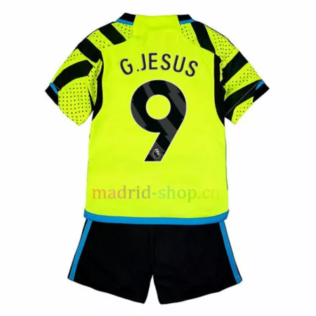 Conjunto de Camiseta G.JESUS Arsenal Segunda Equipación 2023-24 Niño