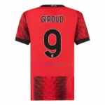 Camiseta Giroud Milan Primera Equipación 2023-24 Mujer
