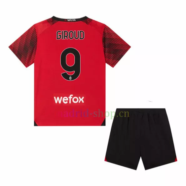 Giroud Milan Maillot Domicile 2023-24 Enfant