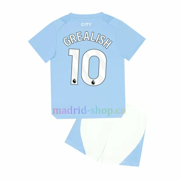 Conjunto de Camiseta Grealish Man City Primera Equipación 2023-24 Niño