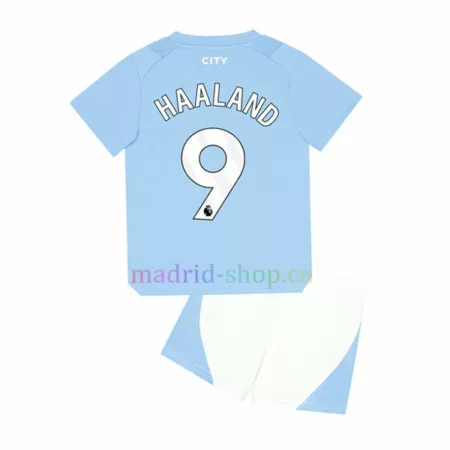 Conjunto de Camiseta Haaland Man City Primera Equipación 2023-24 Niño