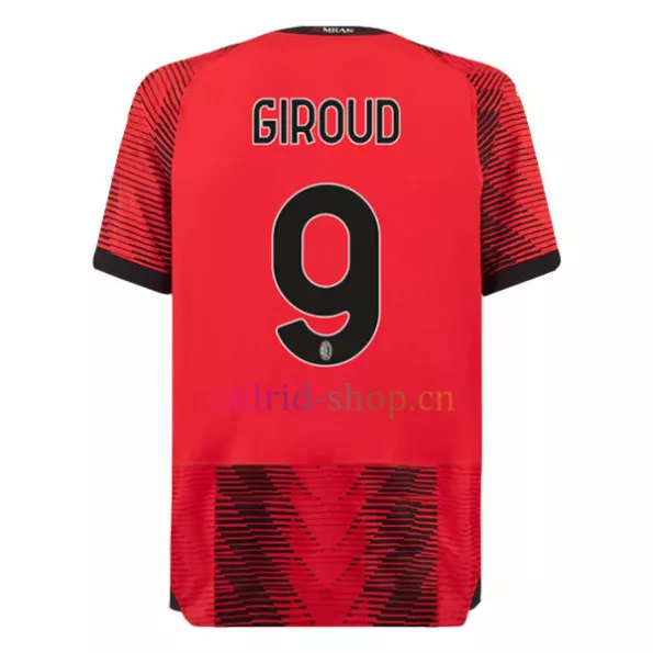 Camiseta Milan Giroud 9 Primera Equipación 2023-24
