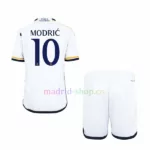 Conjunto de Camiseta Modrić Real Madrid Segunda Equipación 2023-24 Niño