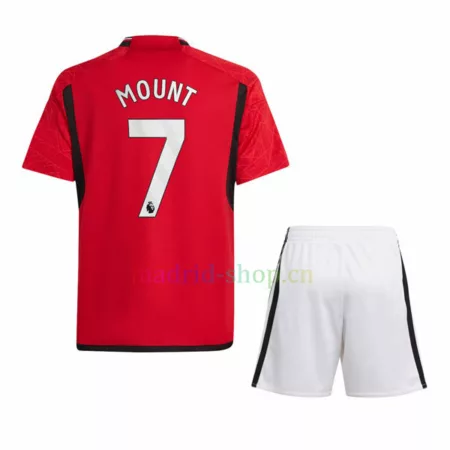 Conjunto de Camiseta Mount Man United Primera Equipación 2023-24 Niño