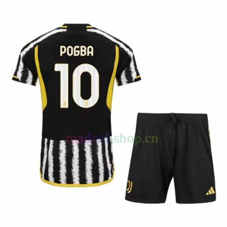 Conjunto de Camiseta Pogba Juventus Primera Equipación 2023-24 Niño