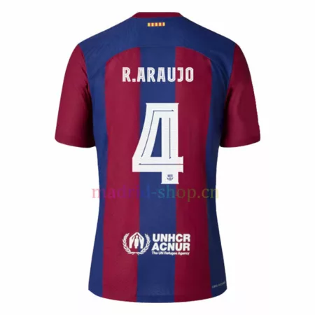 Camiseta R.Araujo Barcelona Primera Equipación 2023-24 UEFA Champions League