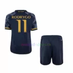 Conjunto de Camiseta Rodrygo Real Madrid Segunda Equipación 2023-24 Niño