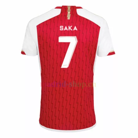 Camiseta Saka Arsenal Primera Equipación 2023-24 UEFA Champions League