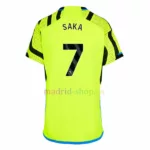Camiseta Saka Arsenal Segunda Equipación 2023-24 Mujer para Copa de Europa