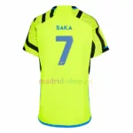 Camiseta Saka Arsenal Segunda Equipación 2023-24 Mujer para Copa de Europa