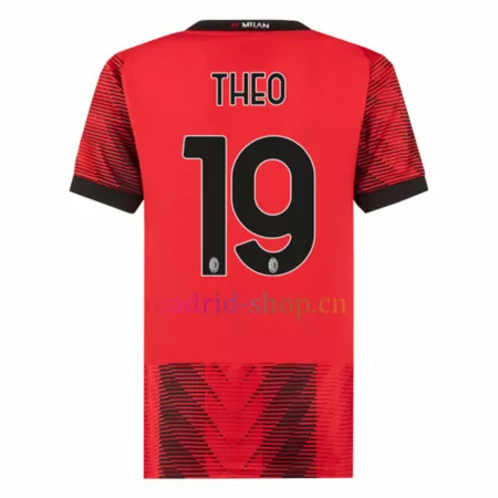 Camiseta Theo Milan Primera Equipación 2023-24 Mujer