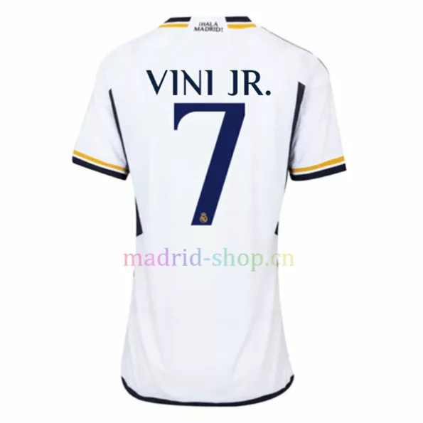 Vini Jr. Camisa Home do Real Madrid 2023-24 Feminino