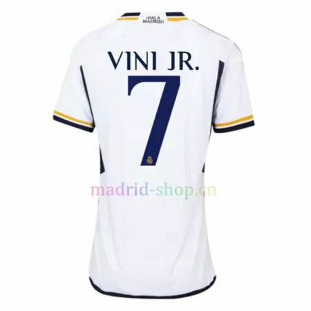 Camiseta Vini Jr. Real Madrid Primera Equipación 2023-24 Mujer