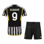 Conjunto de Camiseta Vlahović Juventus Segunda Equipación 2023-24 Niño