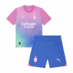 Conjunto de camisa terceiro kit do Milan 2023-24 infantil