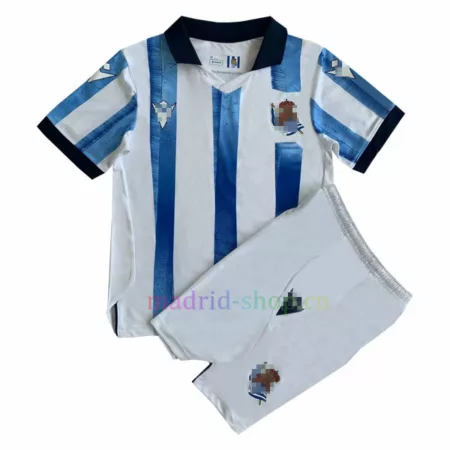 Conjunto de Camiseta Real Sociedad Primera Equipación 2023-24 Niño