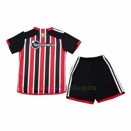 Conjunto de Camiseta São Paulo Segunda Equipación 2023-24 Niño