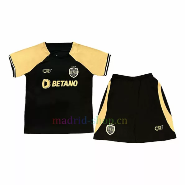 Conjunto Sporting CP Terceiro Kit 2023-24 Menino