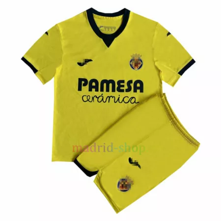 Conjunto de Camiseta Villarreal Primera Equipación 2023-24 Niño