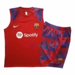 Camiseta de Entrenamiento Barcelona 2023-24 Kit Sin Mangas rojo