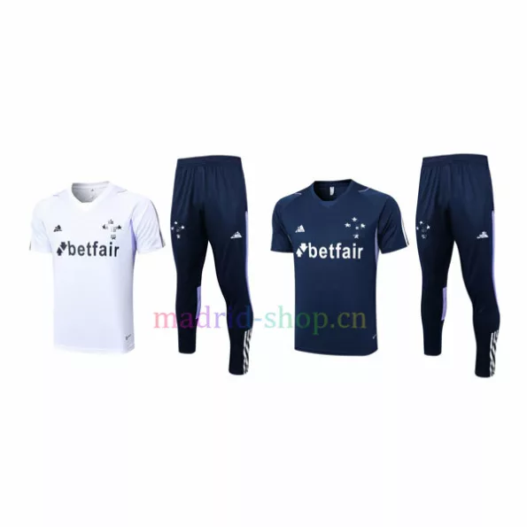Cruzeiro Maillot d'Entraînement 2023-24 Kit Pantalon Long
