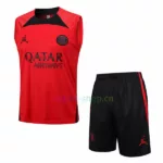 Camiseta de Entrenamiento PSG 2023-24 Kit Sin Mangas rojo