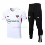 Camiseta de Entrenamiento São Paulo 2023-24 Kit Pantalón Larga blanco