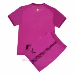 Conjunto de camisa de goleiro infantil rosa do Athletic Bilbao 2023-24