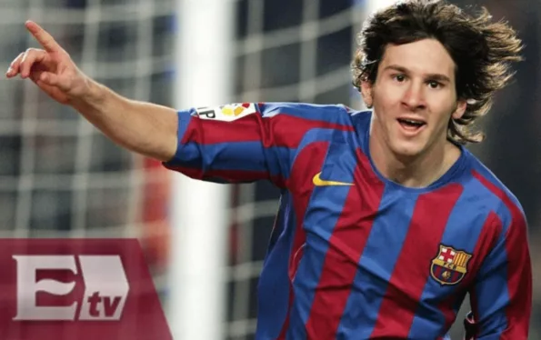 Con qué camiseta debutó Messi en el Barça-2-