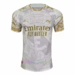 Camiseta Real Madrid Edición Especial 2023-24 Versión Jugador Blanco y Oro