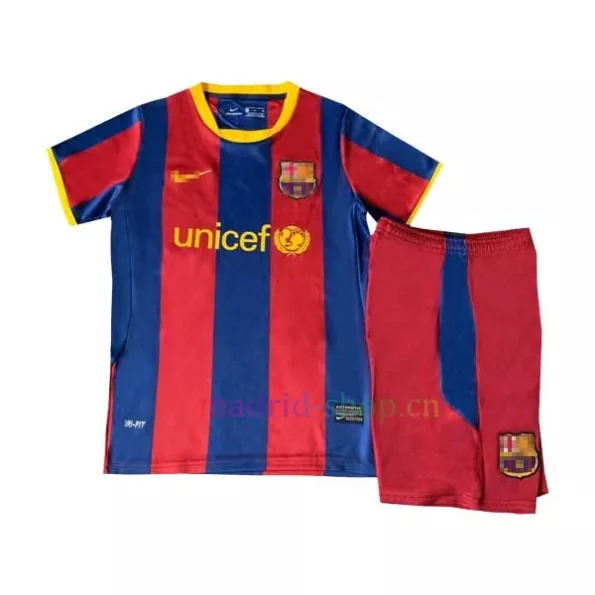 Camiseta Barcelona Primera Equipación 2010-11 Niño