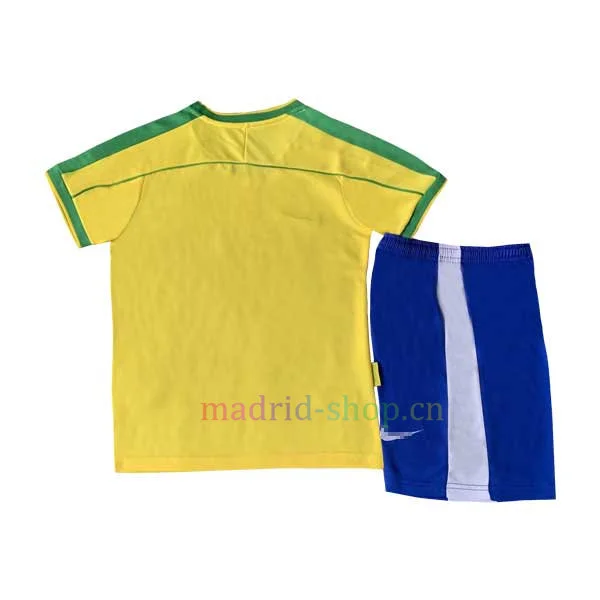 Camiseta Brasil Primera Equipación 1998 Niño-1-