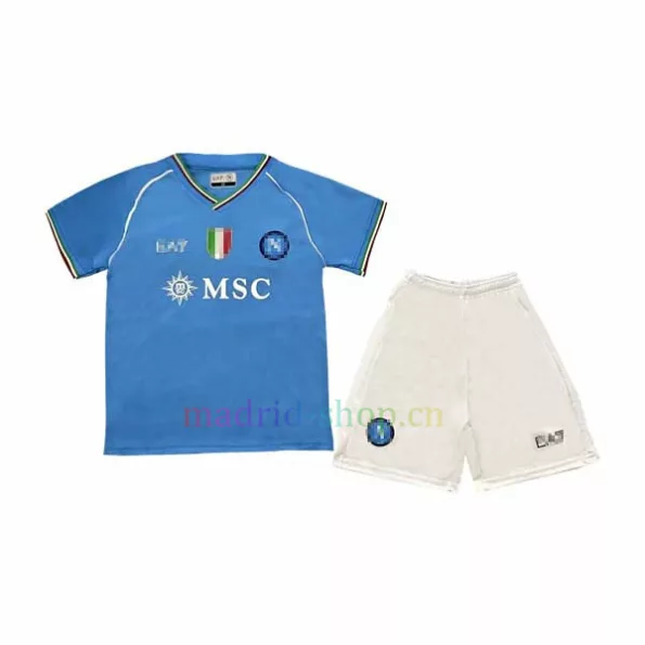 Conjunto de Camiseta Napoli Primera Equipación 2023-24 Niño