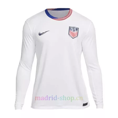 Cita Previa – Camiseta Estados Unidos Primera Equipación 2024 Manga Larga