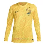 France 2024 Goalkeeper Shirt Kids Long Sleeve Kit