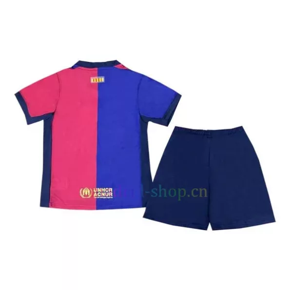 Camisa Home do FC Barcelona 2024-25 Infantil