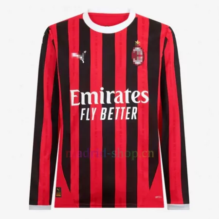 Camiseta AC Milan Primera Equipación 2024-25 Manga Larga