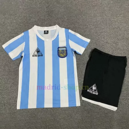 Camiseta Argentina Primera Equipación 1986 Niño