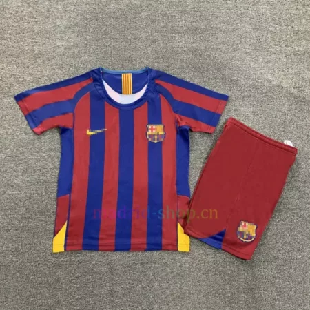 Camiseta Barcelona Primera Equipación 2005-06 Niño
