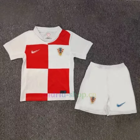 Camiseta Croacia Primera Equipación 2024 Niño