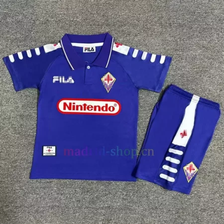 Camiseta Fiorentina Primera Equipación 1998-99 Niño