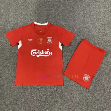 Camiseta Liverpool Primera Equipación 2004-05 Niño