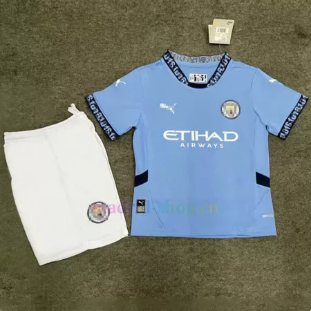 Camiseta Manchester City Primera Equipación 2024-25 Niño