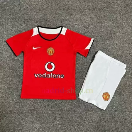 Camiseta Manchester United Primera Equipación 2004-06 Niño