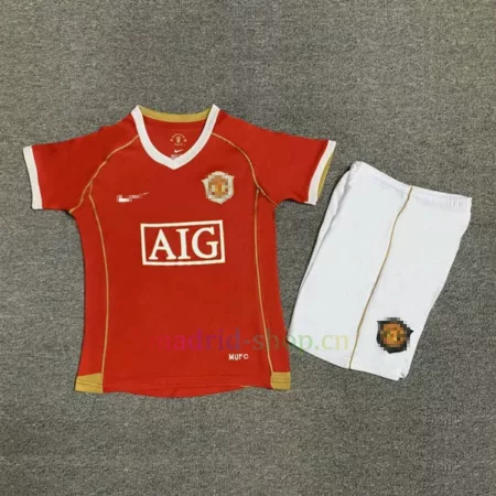 Camiseta Manchester United Primera Equipación 2006-07 Niño