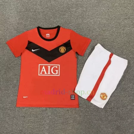 Camiseta Manchester United Primera Equipación 2009-10 Niño