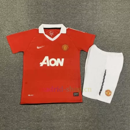 Camiseta Manchester United Primera Equipación 2010-11 Niño