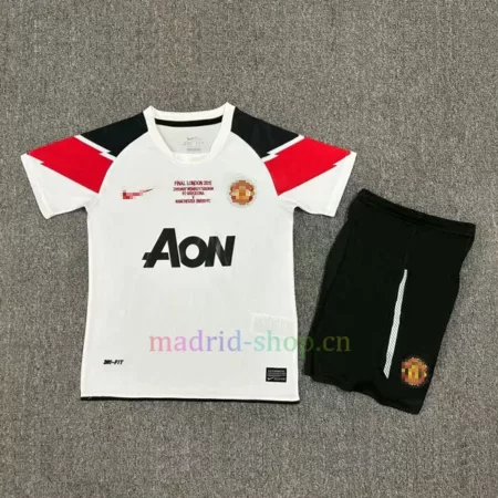 Camiseta Manchester United Segunda Equipación 2010-11 Niño